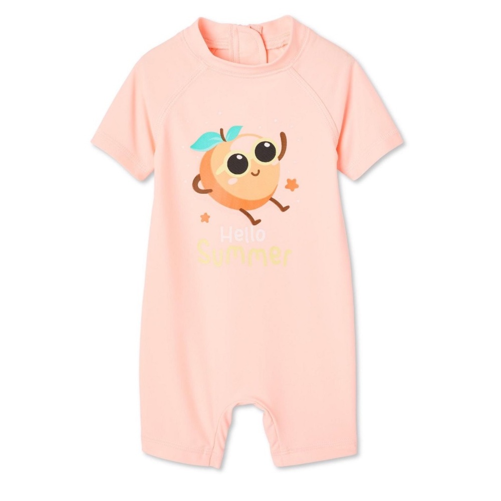 NWT George 3-6 months Baby Girls' Rash Guard 1-Piece